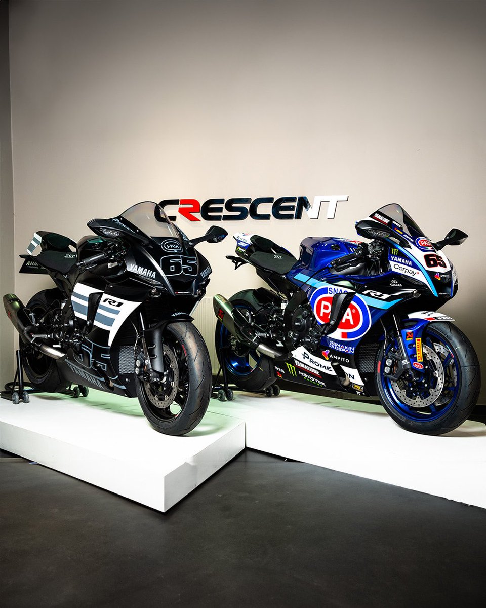 How’s this for a piece of eye-candy?! 😍 In celebration of the six-time @WorldSBK Champion, @jonathanrea joining team blue, @crescentmoto have launched two all-new and limited edition replicas of the R1. What do we think? 😮‍💨 #YamahaRacing #RevsYourHeart #WeR1