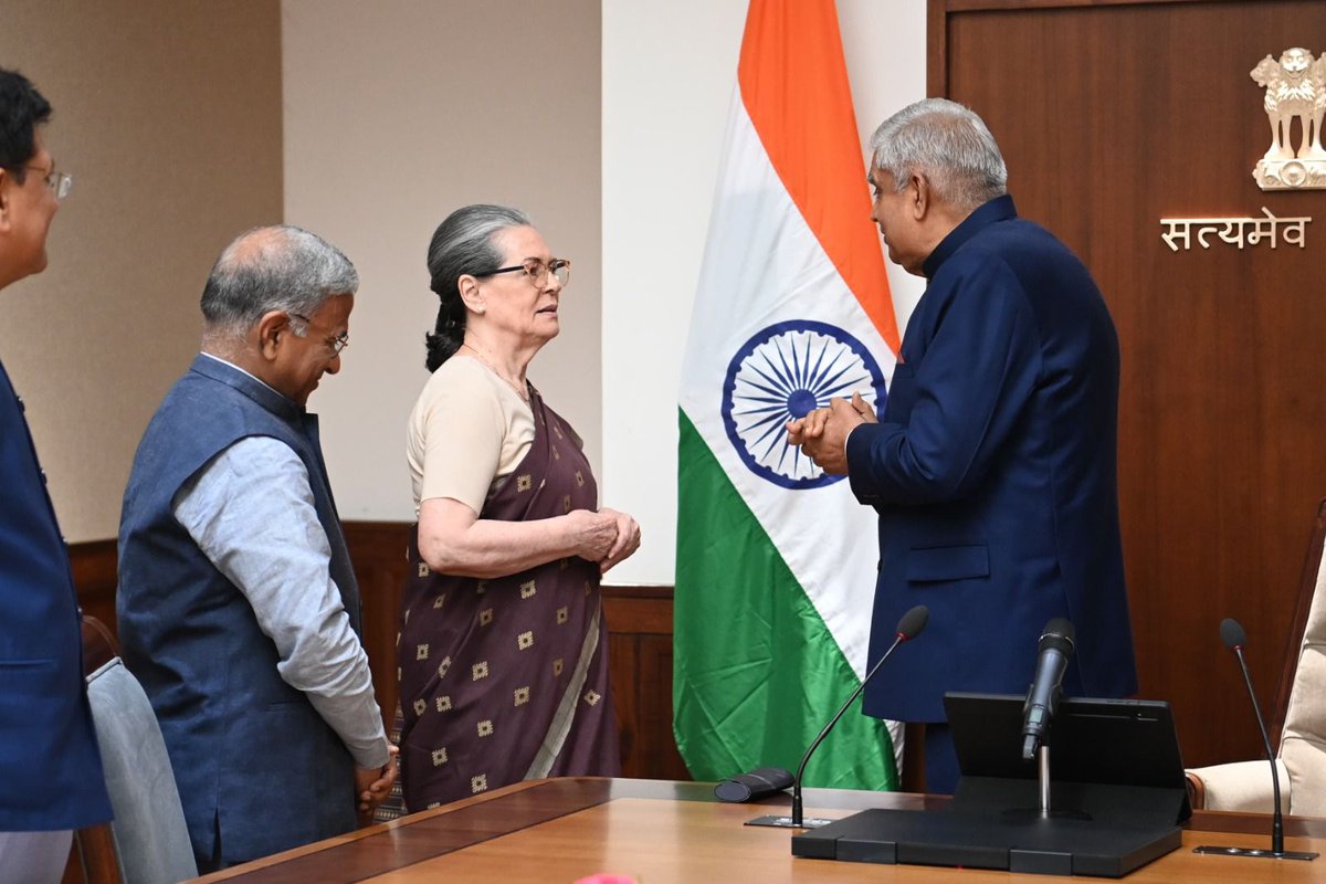 CPP Chairperson Smt. Sonia Gandhi ji takes oath as Rajya Sabha MP today. As a Rajya Sabha member, she will continue to defend democratic values as well as ensure justice for all sections of society. Congratulations and best wishes!