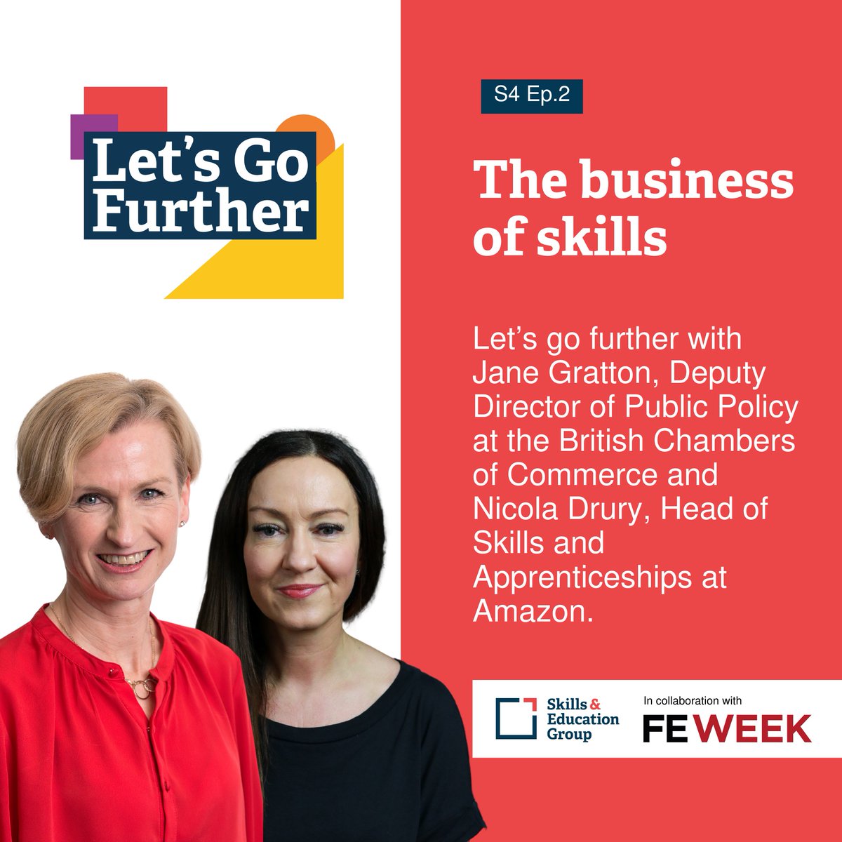 Is our skills system falling short?

Business leaders <a href="/BCC_Jane/">Jane Gratton</a> and Nicola Drury join <a href="/ShaneChowen/">Shane Chowen</a>, editor of <a href="/FEWeek/">FE Week</a>, for Ep 2 of our special election year series.

Out 9 April!

Why not catch up with Ep 1 now? 🔗 buff.ly/49ZdSlL

#LetsGoFurtherPod #FurtherEducation