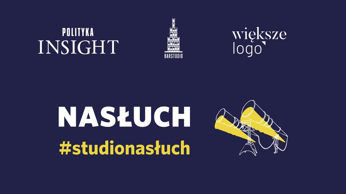 Już dzisiaj zapraszamy na kolejne #studionasłuch! Spotykamy się o 19:10 w warszawskim Barze Studio. Jeżeli nie możecie Państwo do nas dołączyć na żywo, to polecamy transmisję na żywo, którą znajdziecie pod tym linkiem: youtube.com/watch?v=pnrS6V…