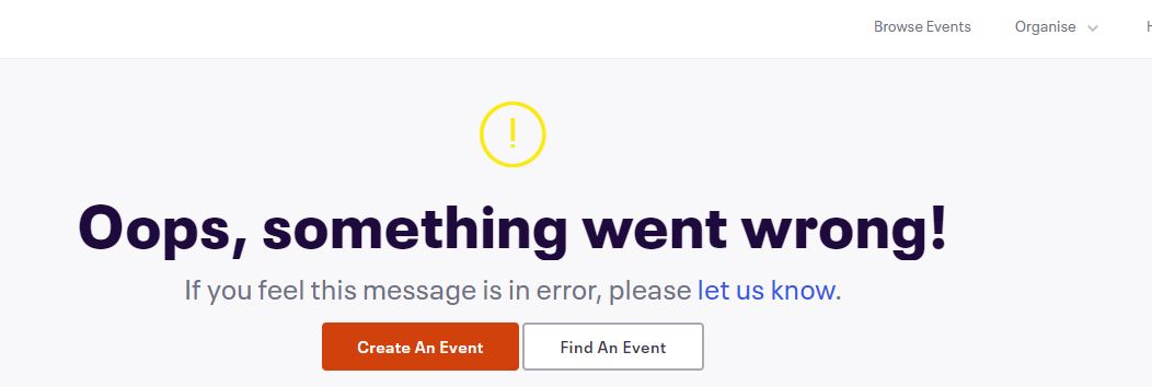 Hey @eventbrite whats going on with your site? I make event details updates and it doesnt show, wont save, removes images and now wont let me go to event mangement. Tried different browers, clearing cache etc