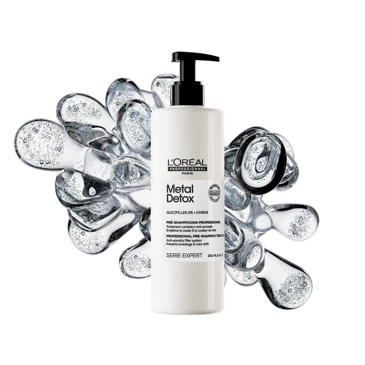 Full-bodied, more plumped, healthier hair? 
Metal Detox pre-shampoo refills 1 million hair micro-breaks, in 1 minute! ✨

The patented formula is powered by 2% Glicofiller for:
-96% less breakage.🖤
72h hydration, smoothness &amp; softness

Shop now 🛒 loom.ly/y7urfc8