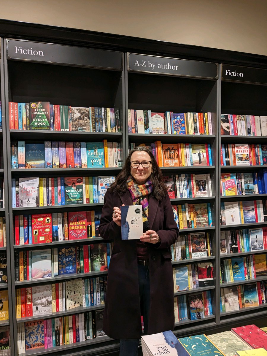 We were so thrilled to have auhor Orla Owens <a href="/orlaowenwriting/">Orla Owen</a> visiting last week to sign copies of her brilliant Christ on a Bike - 'a perfect book club pick, or one to indulgently swallow in one big, satisfied gulp'. Signed copies available in store!