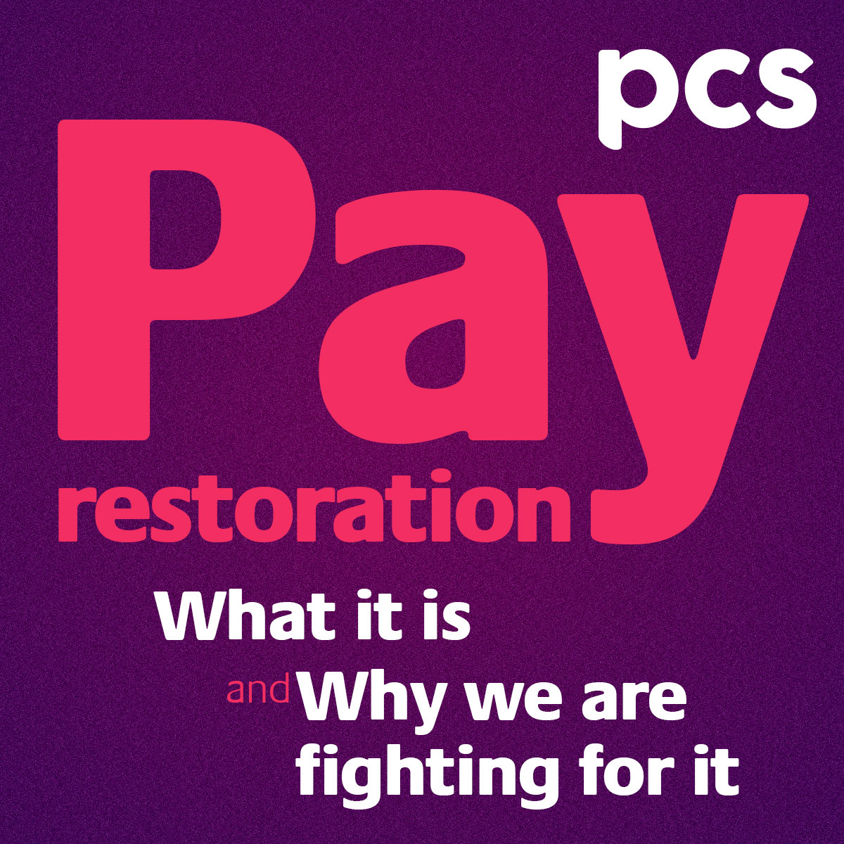 One of #PCS's most crucial campaign demands is a cost-of-living pay rise with an inflation-proofed increase, in addition to pay restoration - but what do we mean by 'pay restoration'? Find out here: pcs.org.uk/news-events/ne…