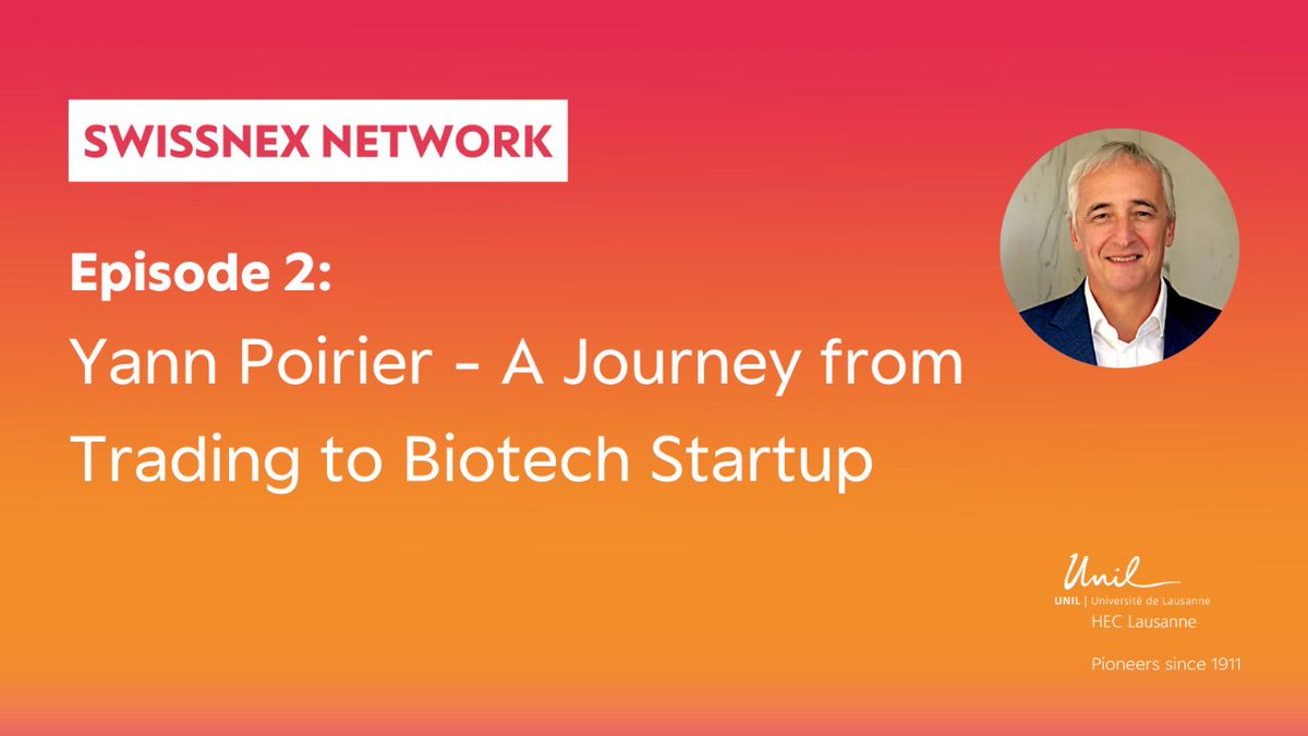 🌍✨ Explore the unconventional journey of Yann Poirier, alumnus HEC Lausanne, as he transitions from the world of finance in Paris to the dynamic biotech scene in Shanghai 🚀 🔗 Learn more about his journey: i.mtr.cool/wysouatpjd #heclausanne #swissnex