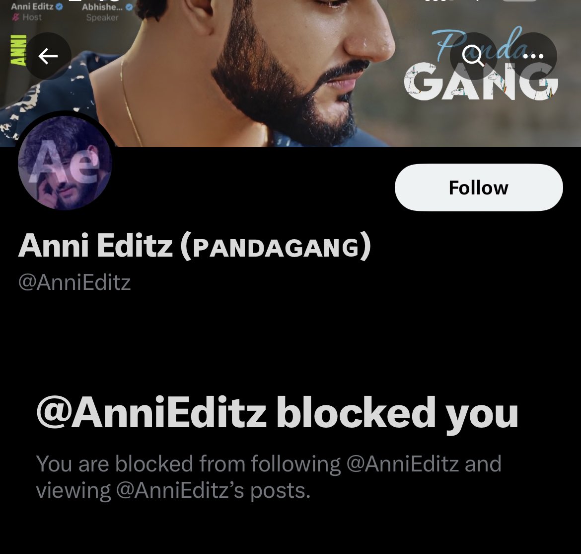 Wow <a href="/AnniInsaan/">Anni 𝕏</a> 

Neither i abused nor i said anything bad about you

Just cracked your manipulation and sympathy game

And itne me hi block

Kya hua bro counter nhi dia gya