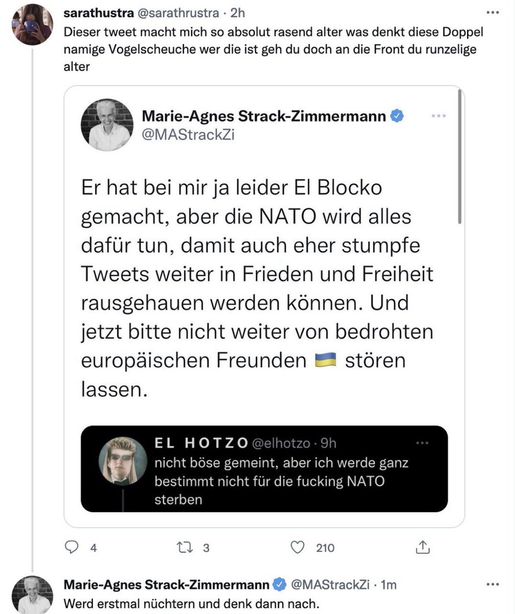 Zum 75. Geburtstag der NATO die Erinnerung: Das war Saras bester Tweet.