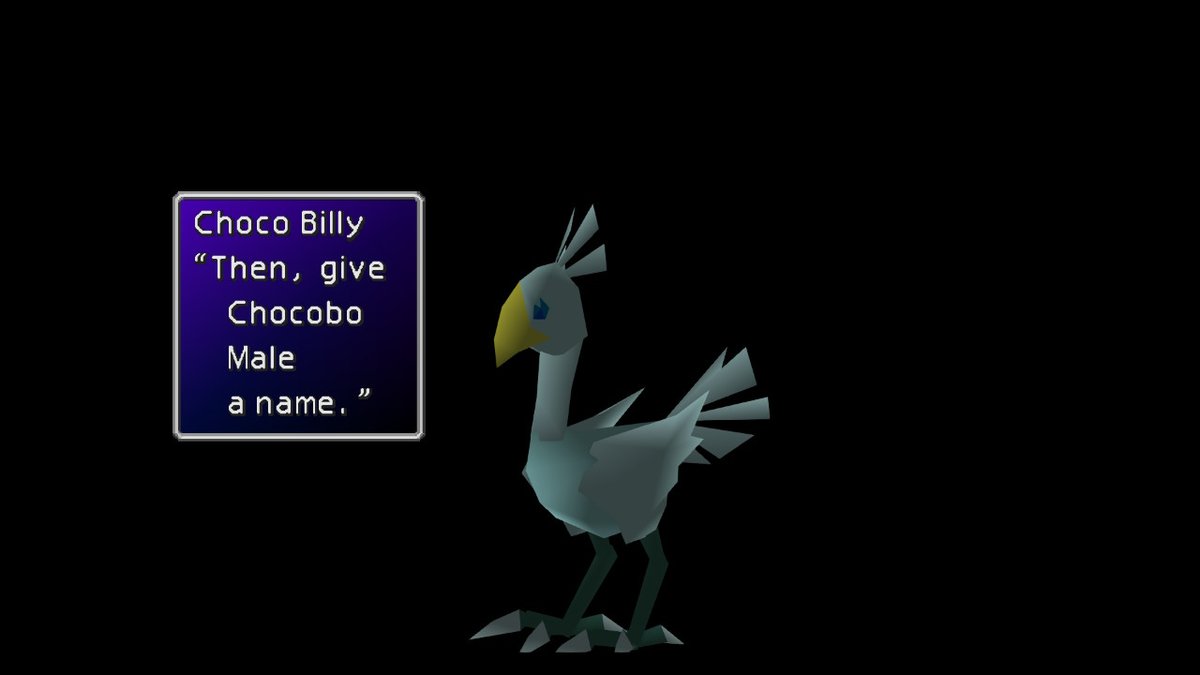 I DID IT! If you were in Mira's stream, you got to see her name the blue boy. The golden #chocobo is named Donut. I went ahead and raced her to S Class (just because).

Time for bed.

#NintendoSwitch #gaming #videogames #retro #finalfantasy #ffvii #ps1 #retrogames #twichstreamer