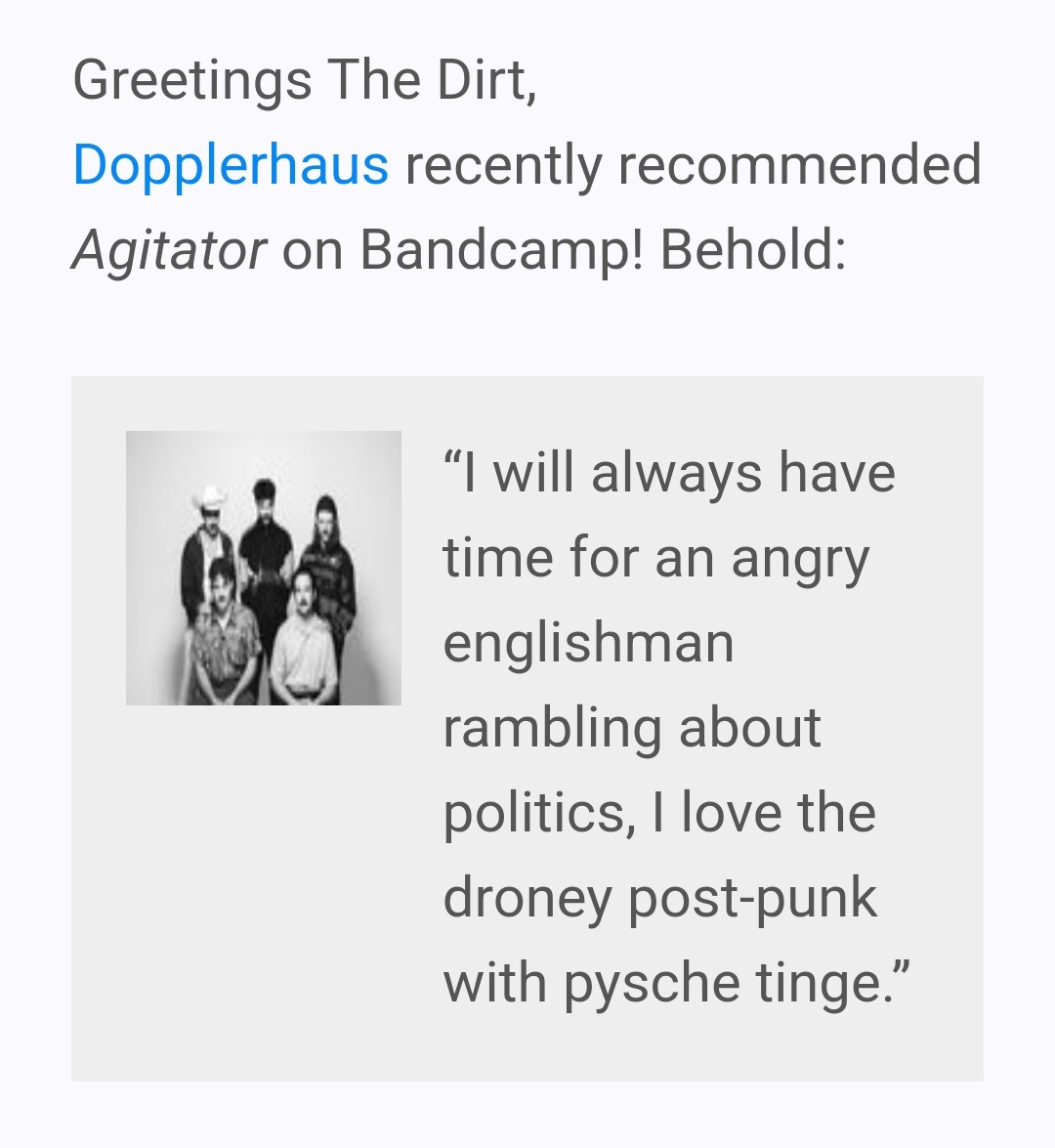 leon_pig's tweet photo. The Dirt - A pennines based psyche alt punk band!
#psychealtpunk #band #music #newmusic #alternative #rock #postpunk
#listentothis #newband #mustlisten #upcomingband #undergroundband #postpunkrock #shoegazerock #fuzz #reverb #distortion #loopedals #loopstation #diy #garagepsych https://t.co/qEQGVc3sQW
