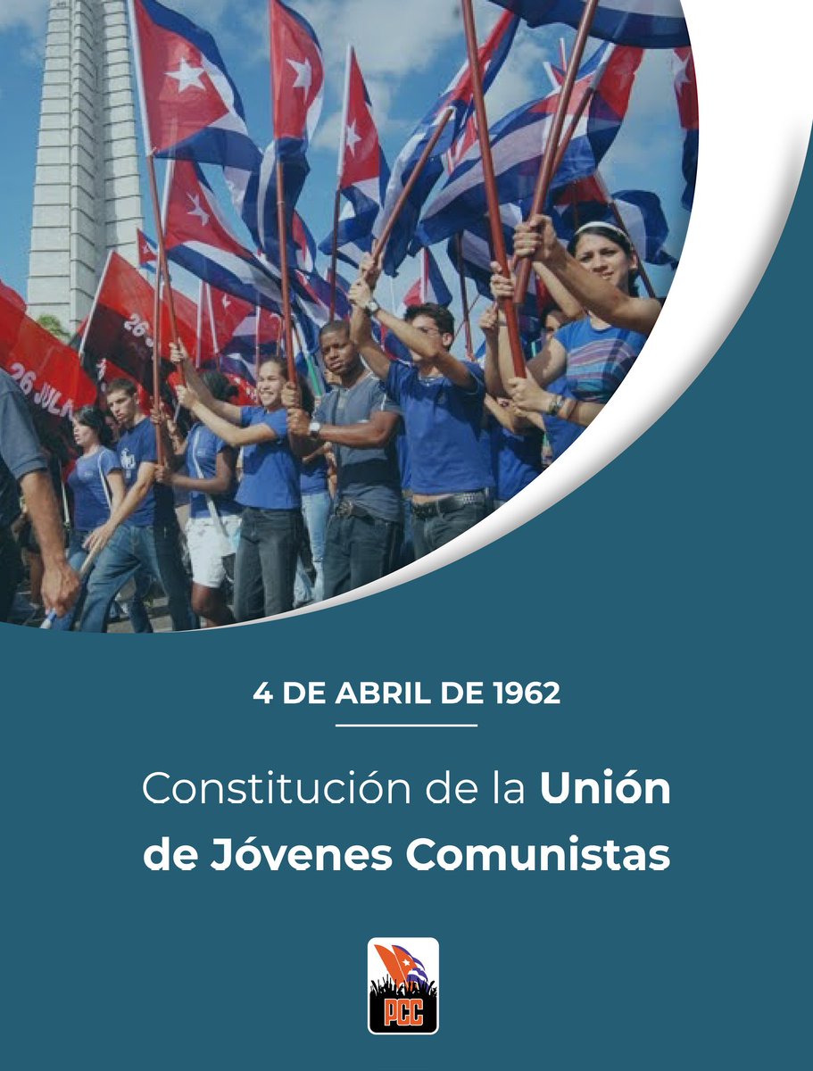 "La generación venidera será mejor que nosotros, pero nosotros seremos los que habremos hecho posible esa generación mejor. Nosotros seremos forjadores de esa generación futura".

Fidel

Felicidades a la <a href="/UJCdeCuba/">UJC de Cuba</a>

#CreaTuFelicidad