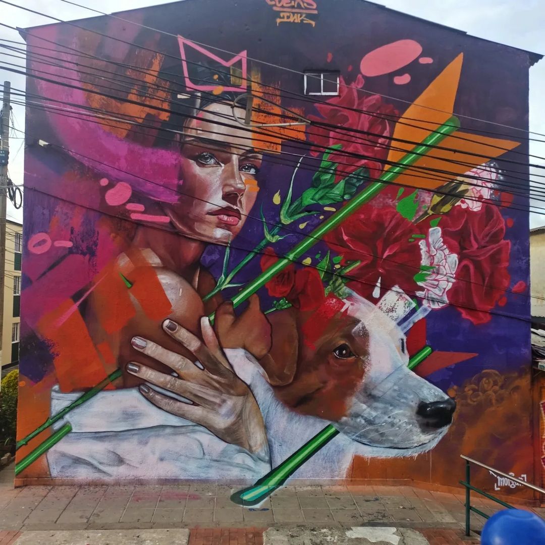 #Streetart by #DEXS @ #Bogota, Colombia, for #JacGaliciaPrimerSector
More pics at: barbarapicci.com/2024/04/04/str…
#streetartBogota #streetartColombia #Colombiastreetart #arteurbana #urbanart #murals #muralism #contemporaryart #artecontemporanea