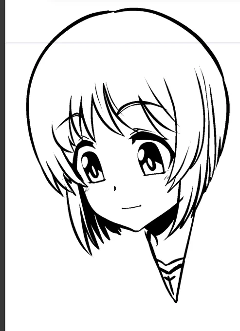 ひっっっさしぶりに西住さん描いてる
…線太いな…もう少し細いほうがいいか 