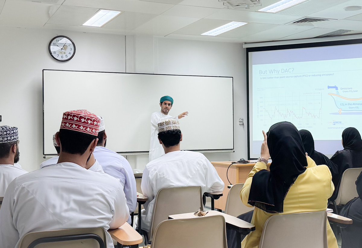 4401earth's tweet photo. We’re proud to have a long-standing partnership with @sultanqaboosuni, working together from our initial pilots to helping monitor our current project in the Hajar mountains. Our founder &amp; CEO, Talal Hasan, was delighted to be invited a guest lecturer at SQU this week. https://t.co/GHPuBL87jW