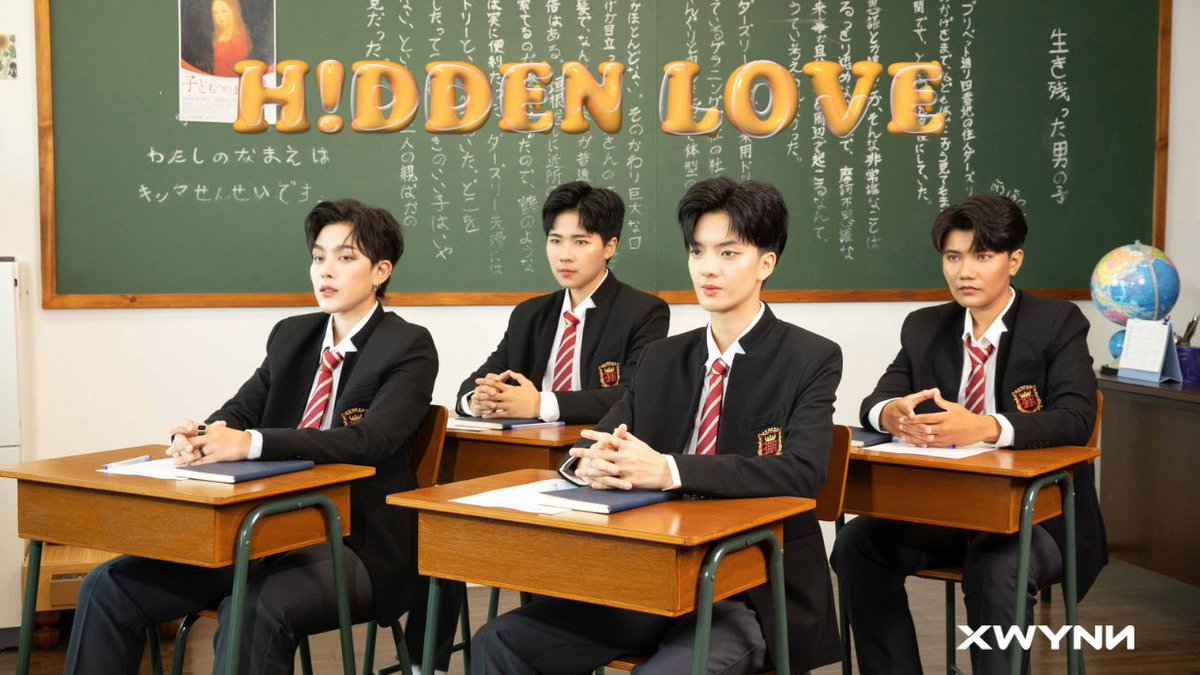 SawadeeTPOP's tweet photo. XWYNN (เอ็กซ์ วิณณ์) LGBTQ+ GROUP กับเพลงเดบิวต์ 'HiDDEN LOVE' มาพร้อมคอนเซปความน่ารัก ขี้เล่น แสบซน ในกลุ่มเพื่อน และการแอบชอบ
สมาชิก 4 คน ได้แก่ สร ,อิม ,แทต และปีเตอร์แพน
รับชมพร้อมกันได้ในวันที่ 7 เมษายนนี้ 🏳️‍🌈

 #XWYNNTH #HIDDENLOVE #TPOP #XWYNN_HIDDENLOVE https://t.co/Ftkuc4d7aJ