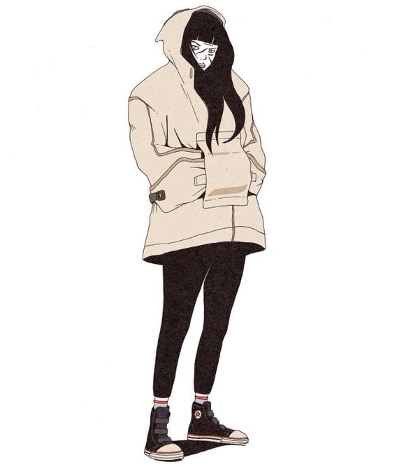 「1girl hooded jacket」 illustration images(Latest)｜4pages