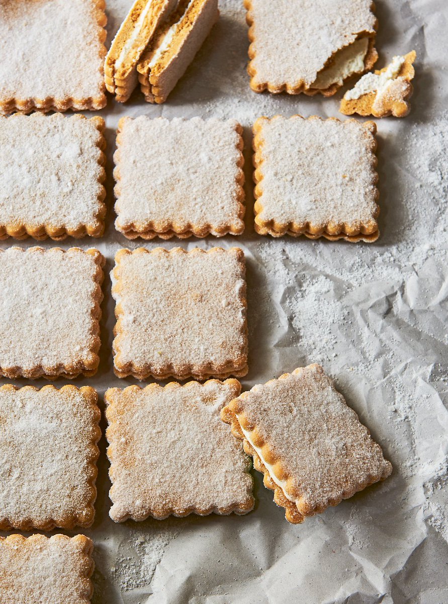Nigella_Lawson's tweet photo. This week’s #CookbookCorner stars Beatrix Bakes: Another Slice by Natalie Paull! And although I’m not writing reviews while in Australia, I’m very happy to say that I do have a recipe from the book to share with you – namely the Salty Sweet Lime Crisp Sandwiches, which you can get right here: 
https://t.co/8489mqJtAq