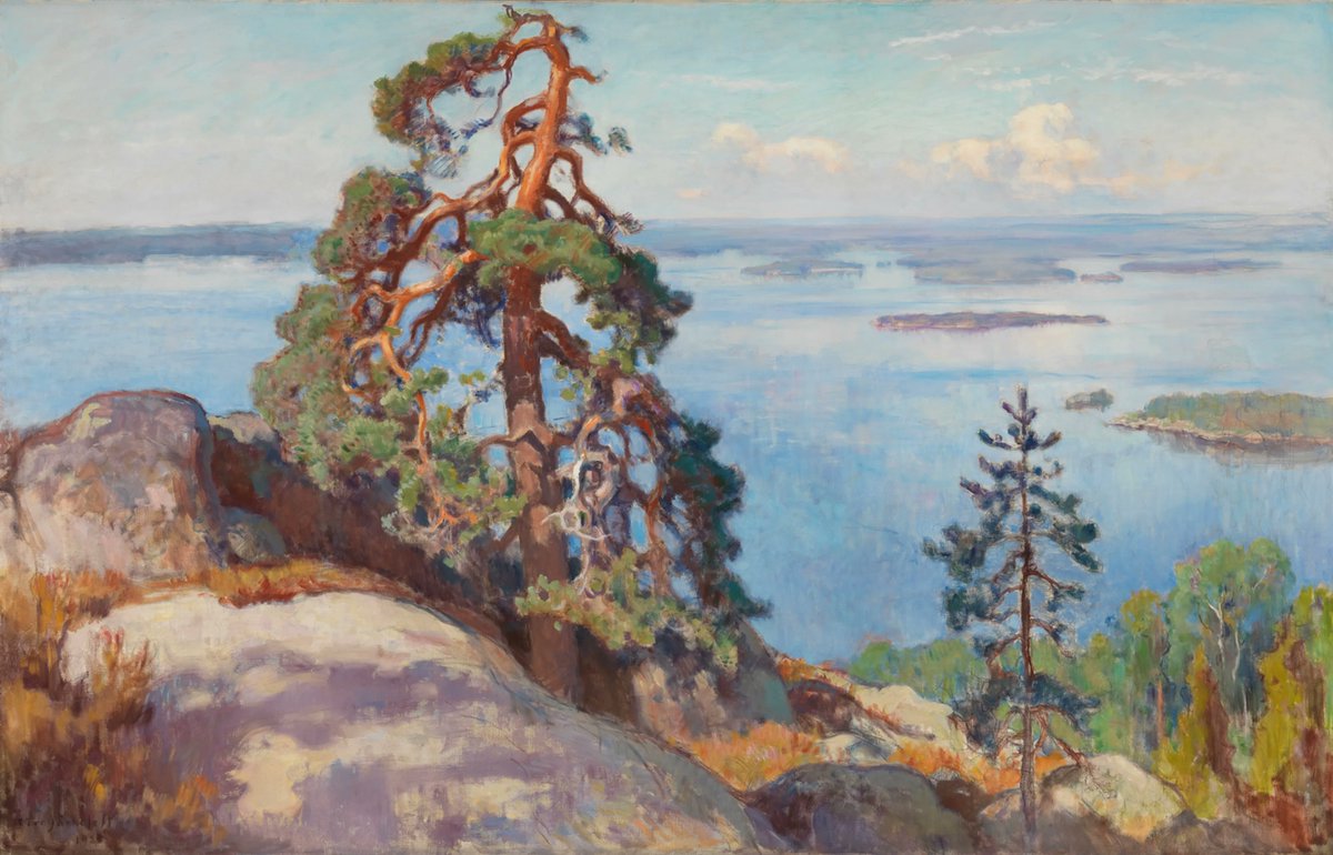 The @AteneumMuseum's new Eero Järnefelt exhibition opens tomorrow, Apr 5th, presenting the artist's extensive oeuvre, shedding light on the various aspects of his view of landscapes & people, and exploring his significance for Finnish art and Finnishness: ateneum.fi/en/exhibitions…