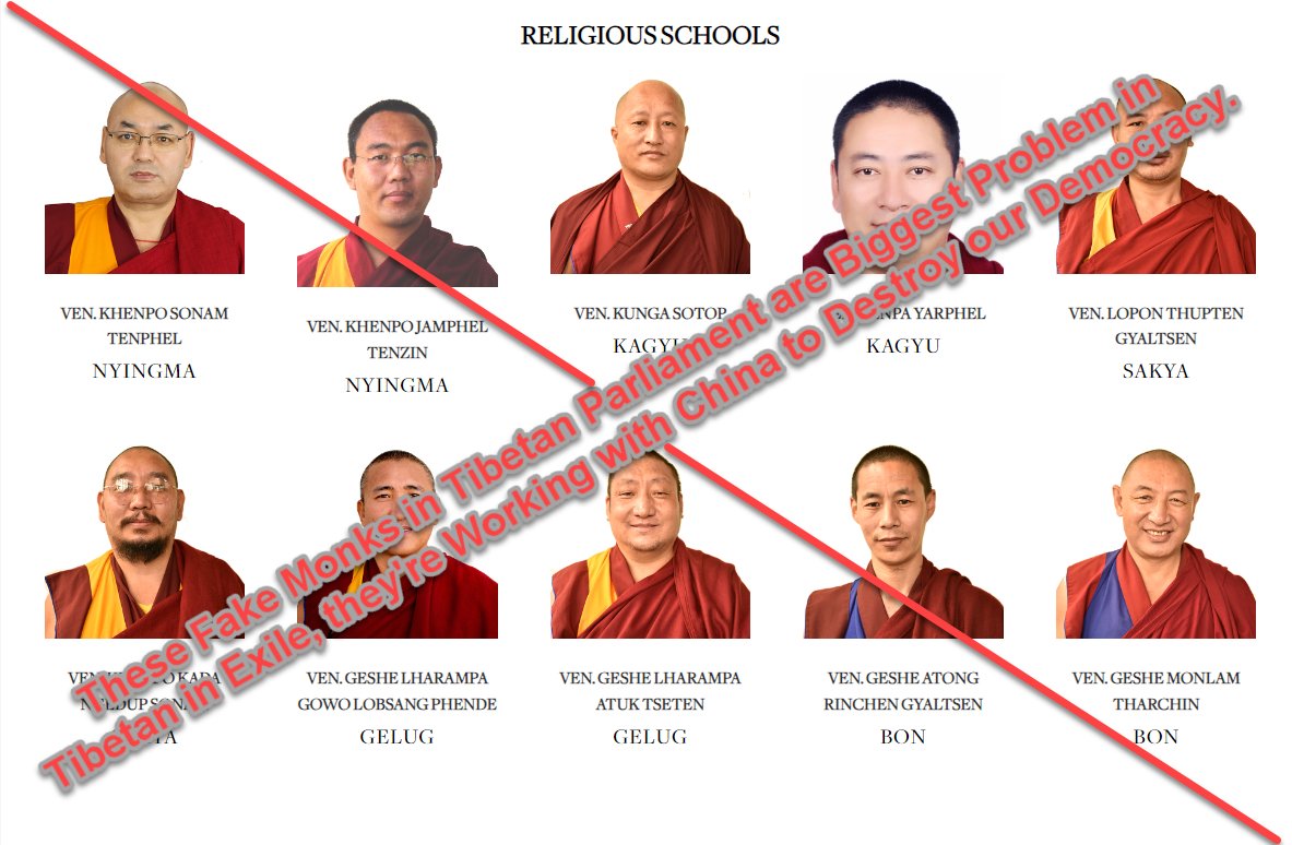 These Fake Monks in Tibetan Parliament are Biggest Problem in Tibetan in Exile, they're Working with China to Destroy our Democracy.

#FreeTibet #China #XiJinping #DalaiLama #TPiE #ChushiGangdruk #Khampa #TYC #TWA #SFT #NDPT #Karmapa #Kagyu #Gelug #Sakya #Nyingma #Bon #Gangtok…