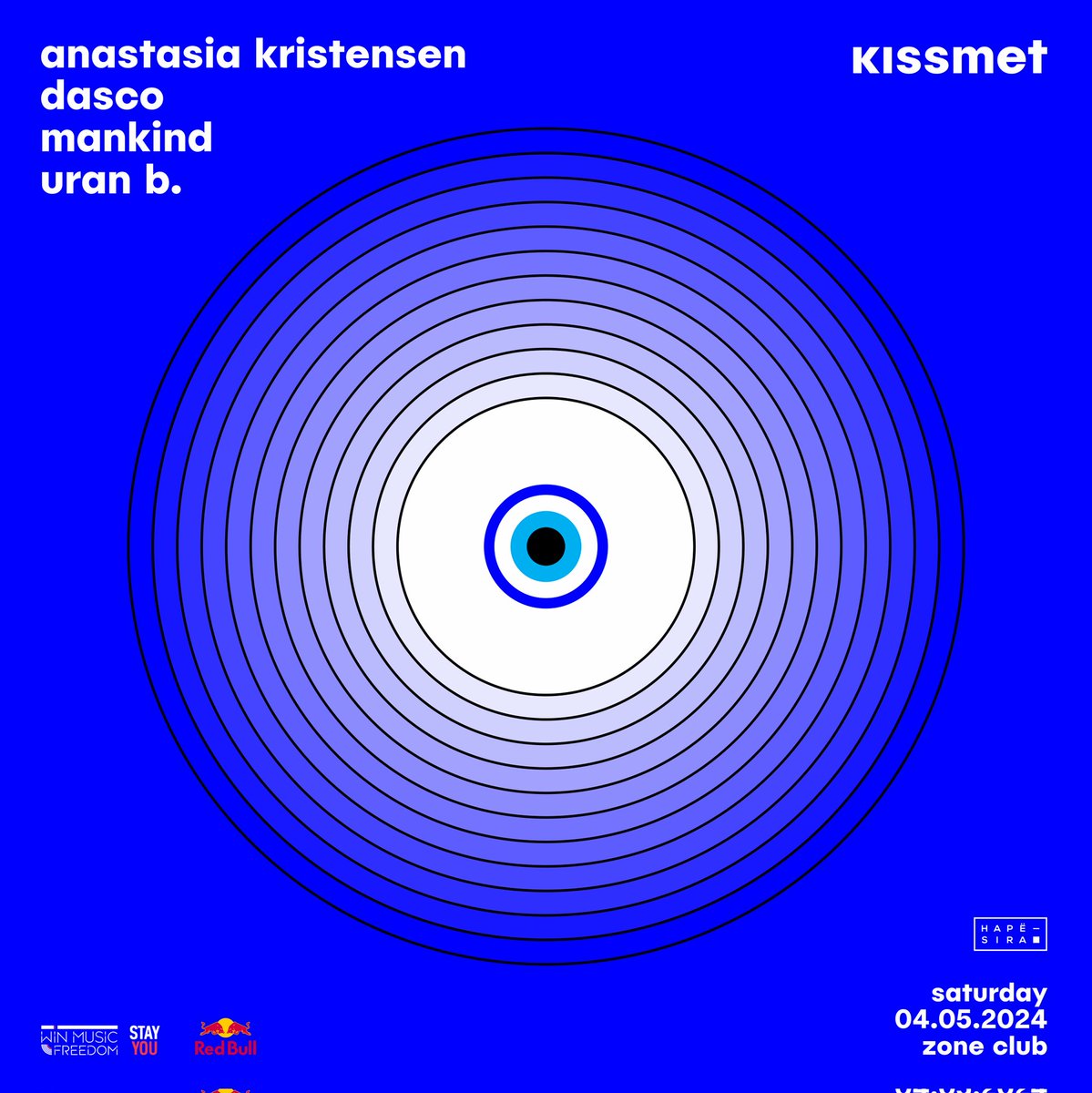 🧿 Kissmet emanates as an intersection get-together where symbolism, artistry, and cultural traditions converge and meet on a dancefloor, which remains an ephemeral, utopian space free of borders, boundaries and separating.

Needless to say, everything with kissmet🪬.