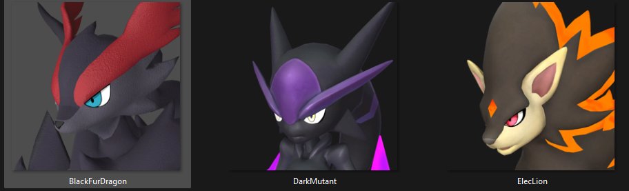 ElChicoEevee's tweet photo. In the new Palworld update apparently they deleted Dark Mutant, Black Fur Dragon and Elec Lion 3d models

and they added NightLady and NightLady_Pink https://t.co/I8CT0lednS