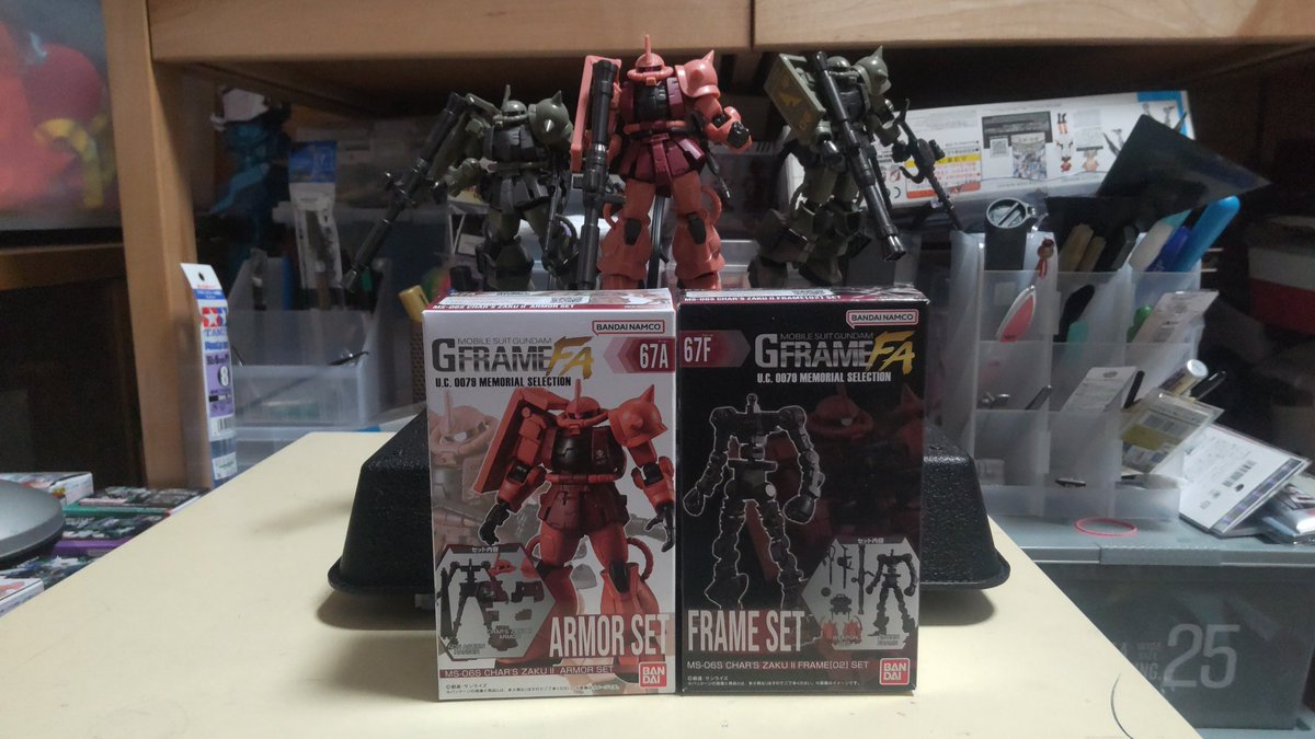 taboukun's tweet photo. #ガンダム
#GFRAMFA
#シャア
#ザク
シャア「高機動型に乗り換えるか!」 https://t.co/evhpIS4mlq