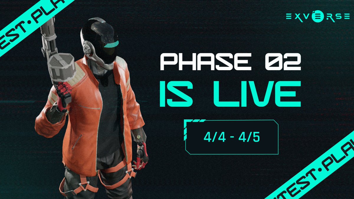 Private Testing Phase 02 is now live. Join our Discord to watch. Join here 👉 discord.com/invite/exverse #Exverse #ExverseAlpha