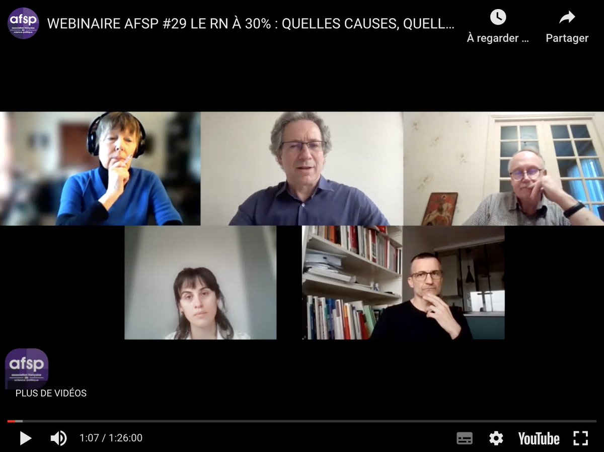 Le #RN à 30 % : quelles causes, quelles conséquences ? 👉 Le #replay de notre #webinaire Poli(cri)tique #29 de mars 2024 est disponible ! Pour visionner & partager, c'est ici : youtube.com/watch?v=2nITO-… via @YouTube