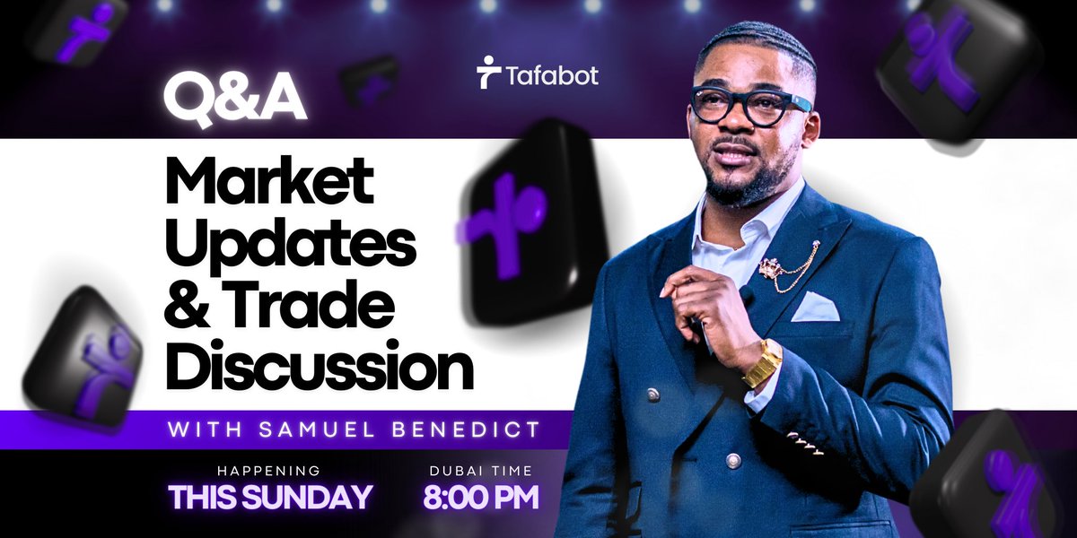 🛑Attention:  Important Meeting With Tafabot CEO, Samuel Benedict 🛑

📋 Meeting Highlights:

1- Big Tafabot Announcement Alert! You Won't Want to Miss This!

2- Engage in a Q&amp;A session with Tafabot CEO, Samuel Benedict!

Join us to get these exciting Tafabot updates and gain