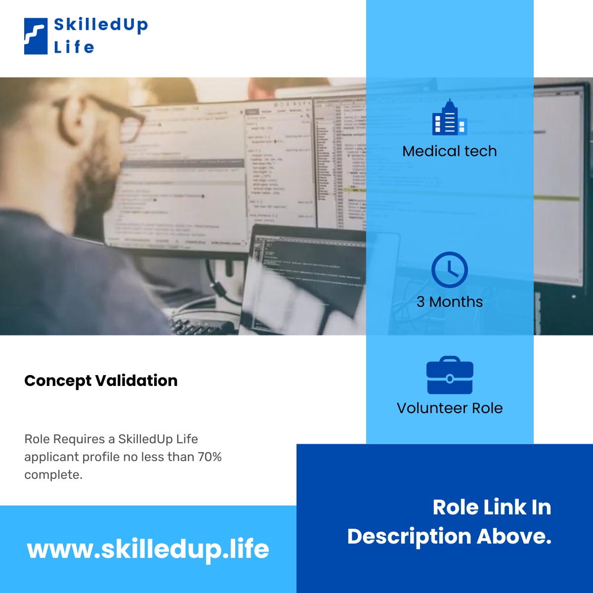 SkilledUpLife's tweet image. Join us in shaping the future with Khumo.io! Volunteer as a Concept Validator and help bring innovative ideas to life. Click on the link below to learn more about this opportunity skilledup.life/opportunity/kh…
#VolunteerOpportunity #ConceptValidation
#SkilledUpLife
