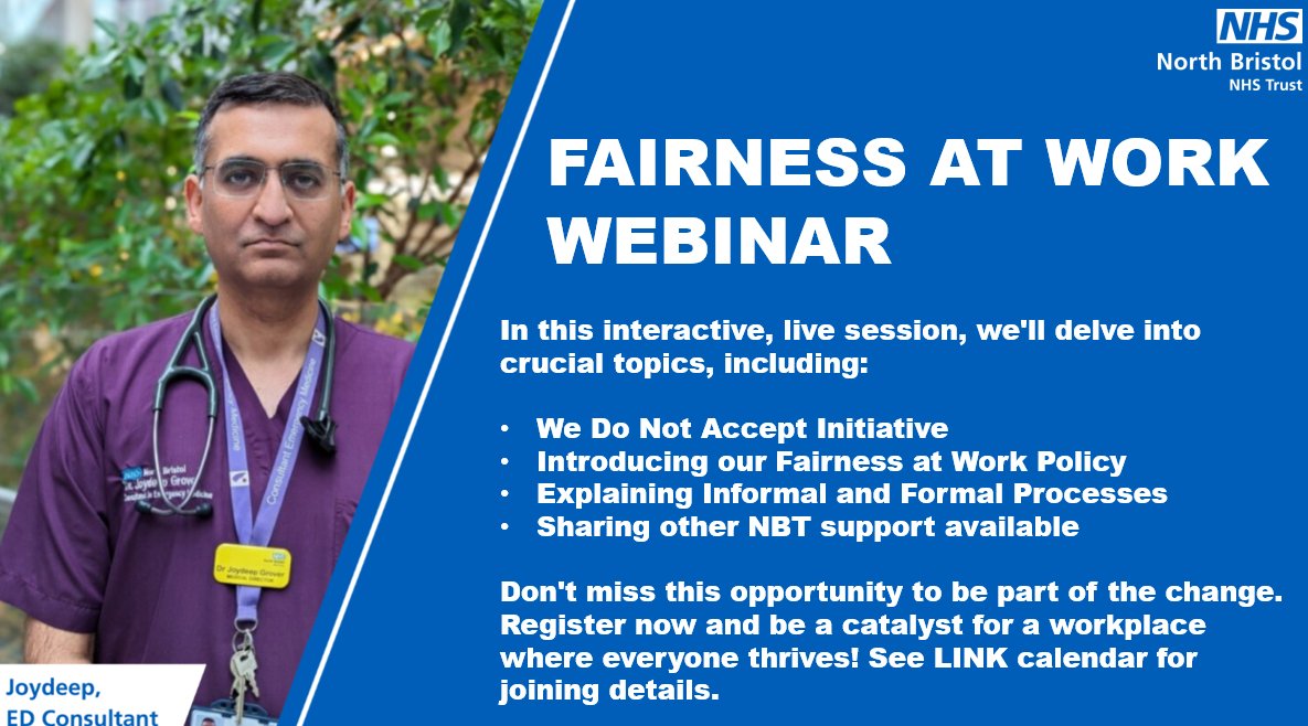 🌟 Unlock the Power of Fairness at Work! 🌟 Join us for a live webinar on promoting fairness at work. Discover strategies to foster inclusivity, respect, and equity for all. 🗓️ Date: 9th April ⏰ Time: 1pm Don't miss out – full joining details on the LINK Trust calendar