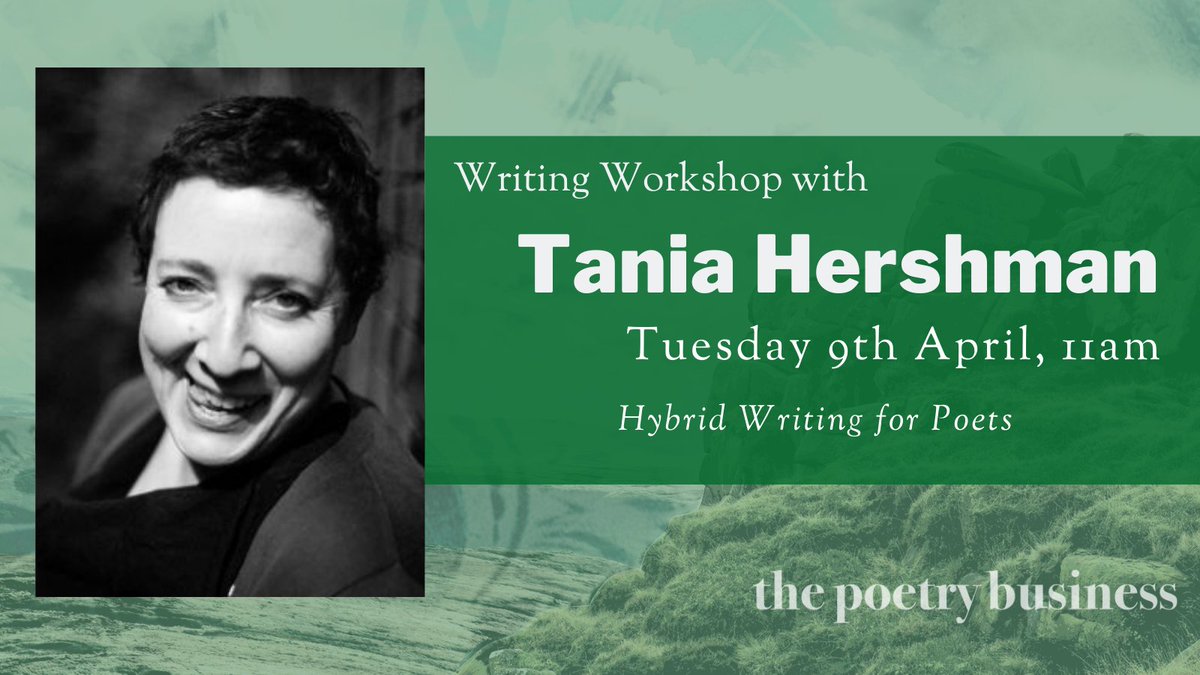 ✨WORKSHOP TOMORROW✨ 'Hybrid Writing for Poets' with Tania Hershman Tues 9 April, 11am Join Tania to explore how to unbox your writing, let go of labels, collide genres, get playful - and let your words fly! buytickets.at/thepoetrybusin…