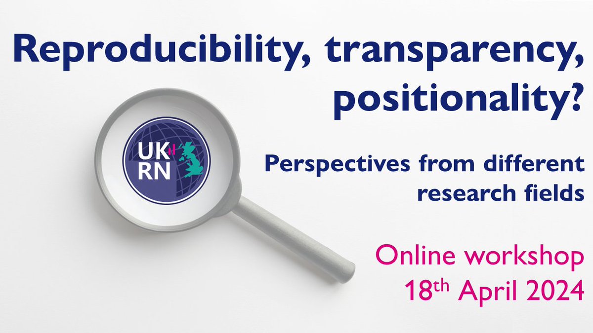 UK Reproducibility Network @ukrepro.bsky.social tweet media