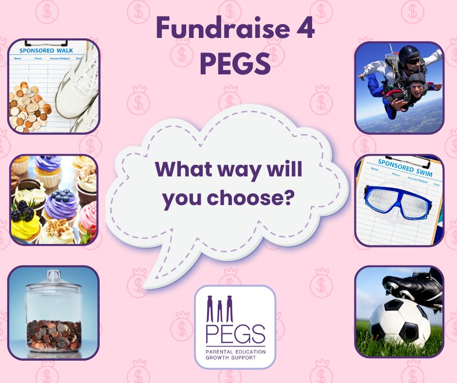 PEGS turned 4 last month so keeping with the 4 theme, we have created a fundraise 4 PEGS pack for those of you who have said they would like to raise funds for us. To find out more please get in touch at admin@pegsupport.com