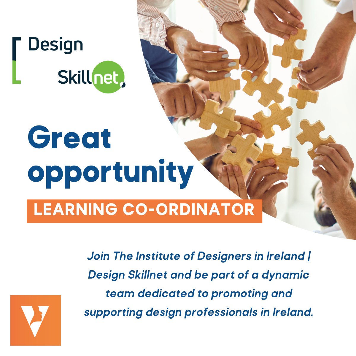 Join the team at @IDIIreland | @DesignSkillnet as a Learning Co-ordinator! Initially a fixed-term contract until Dec 2025, with the potential for a permanent role thereafter. voltedge.hirehive.com/learning-co-or…