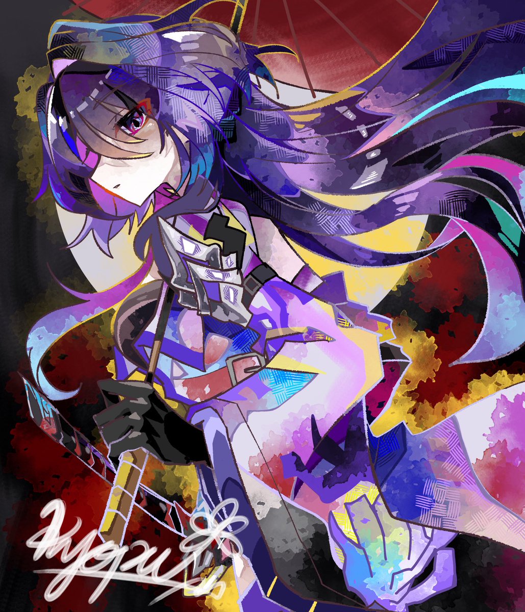 cure5rin's tweet photo. #MediBang #崩壊スターレイル　#黄泉　#Acheron https://t.co/ZXbf8InNYd