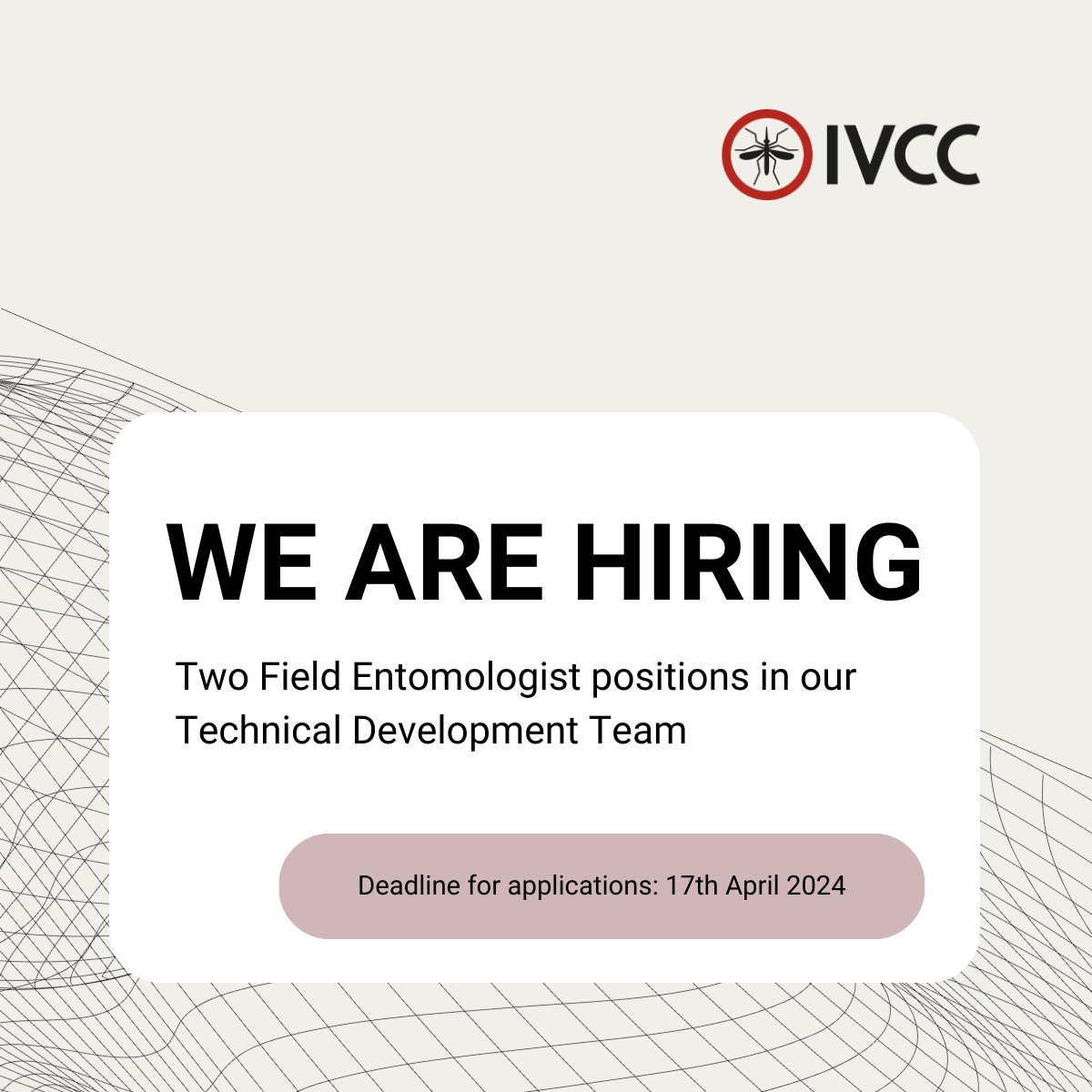 🌟 We are expanding our Technical Development Team and we are hiring two new Field Entomologist positions! ⏰ Applications close at 17:00 on April 17th, 2024. lstmed.ac.uk/vacancies-sing… #zeromalaria #malaria