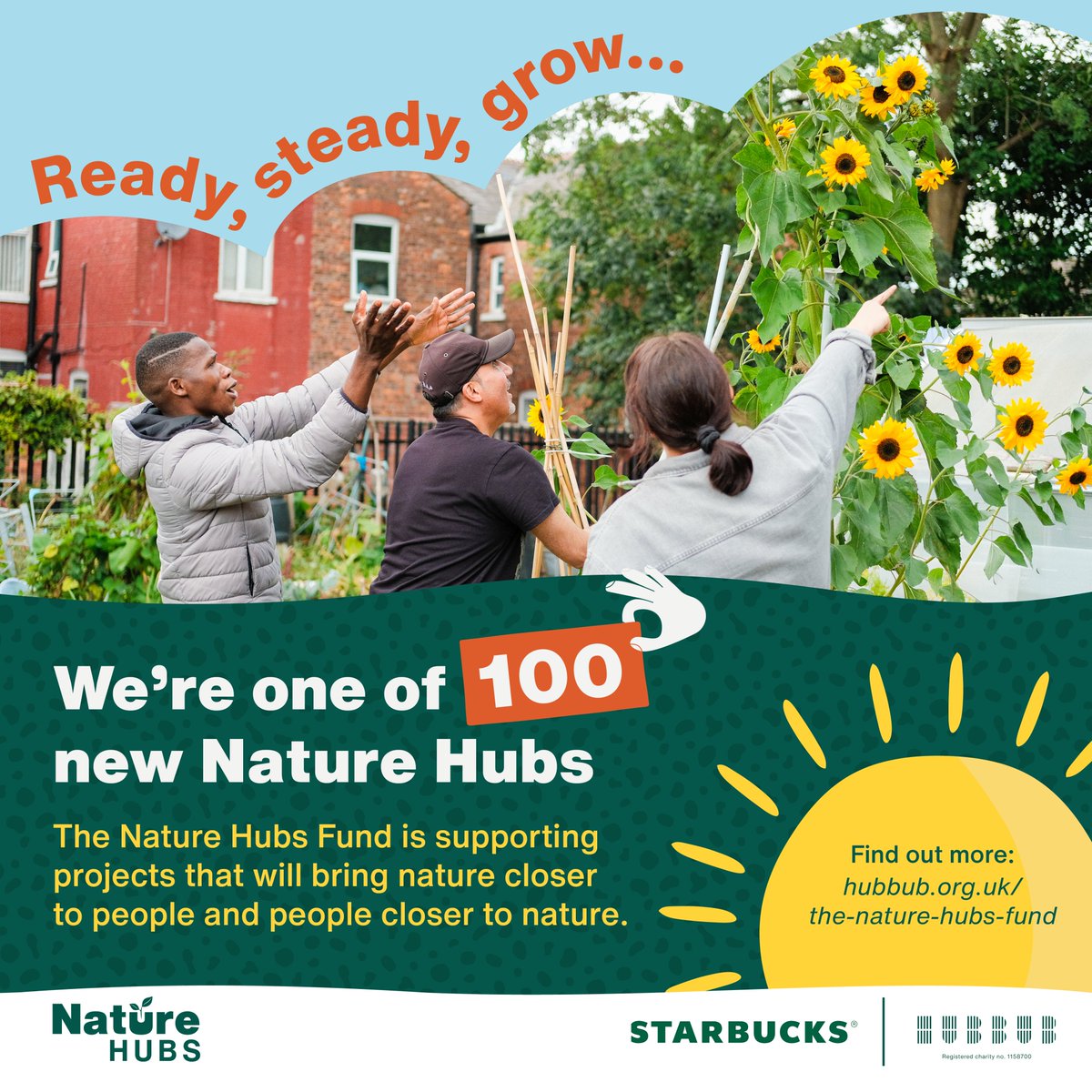 We’re excited to announce that we're one of 100 community nature projects to receive funding from The #NatureHubs Fund! 🌱 This will fund the #Swindon Forest Community Garden Tree Nursery, so more people can connect with nature. Thank you @hubbubuk @StarbucksUK! #NatureHelps