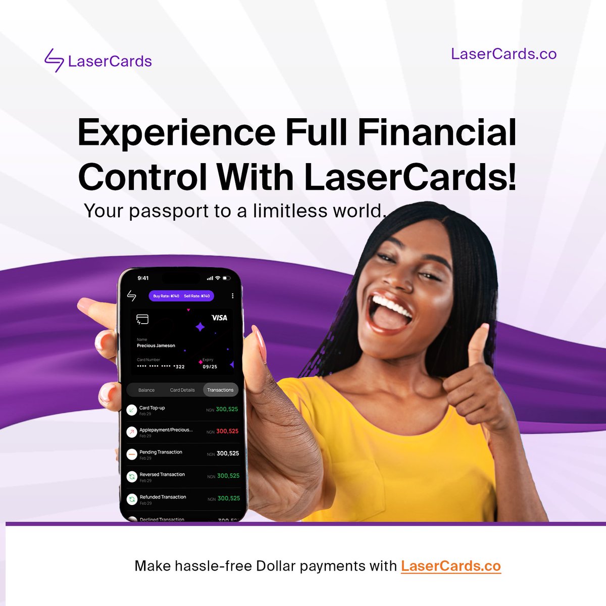 lasercardsco's tweet photo. Your passport to a limitless world awaits, visit https://t.co/PQfNZw7Utk to get your Virtual Dollar Card today.

Tap the follow button to follow @lasercardsco for more valuable financial tips, deals and seamless payment solutions.

 #LaserCards #VirtualDollarCards  #DollarCards https://t.co/TYdg2X1Ztn