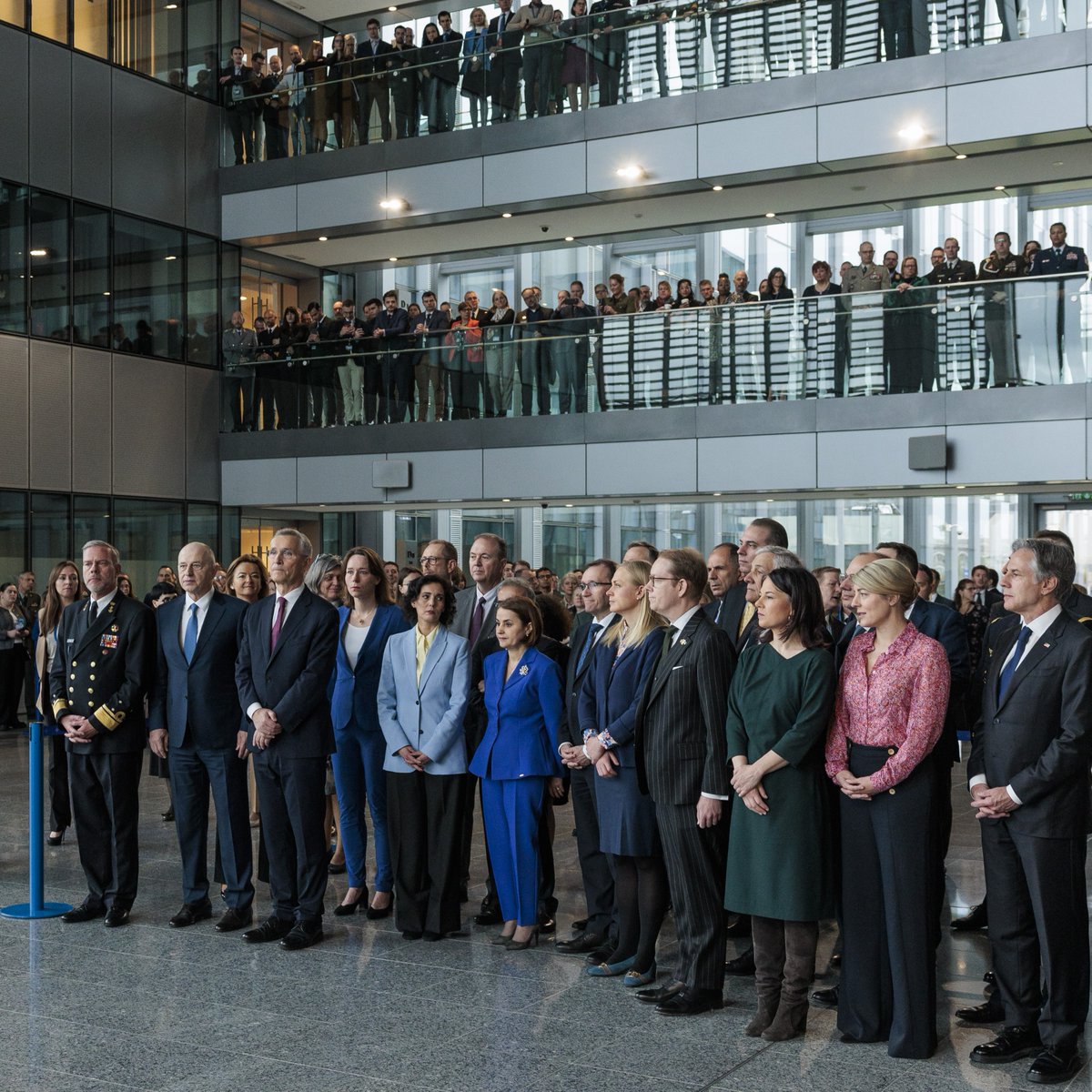 CanadaNATO's tweet photo. Happy 7⃣5⃣th birthday @NATO! 🎂 What an honour and privilege it is to celebrate this historic occasion today.

#WeAreNATO #1NATOyears https://t.co/7Q7bhY4sgV