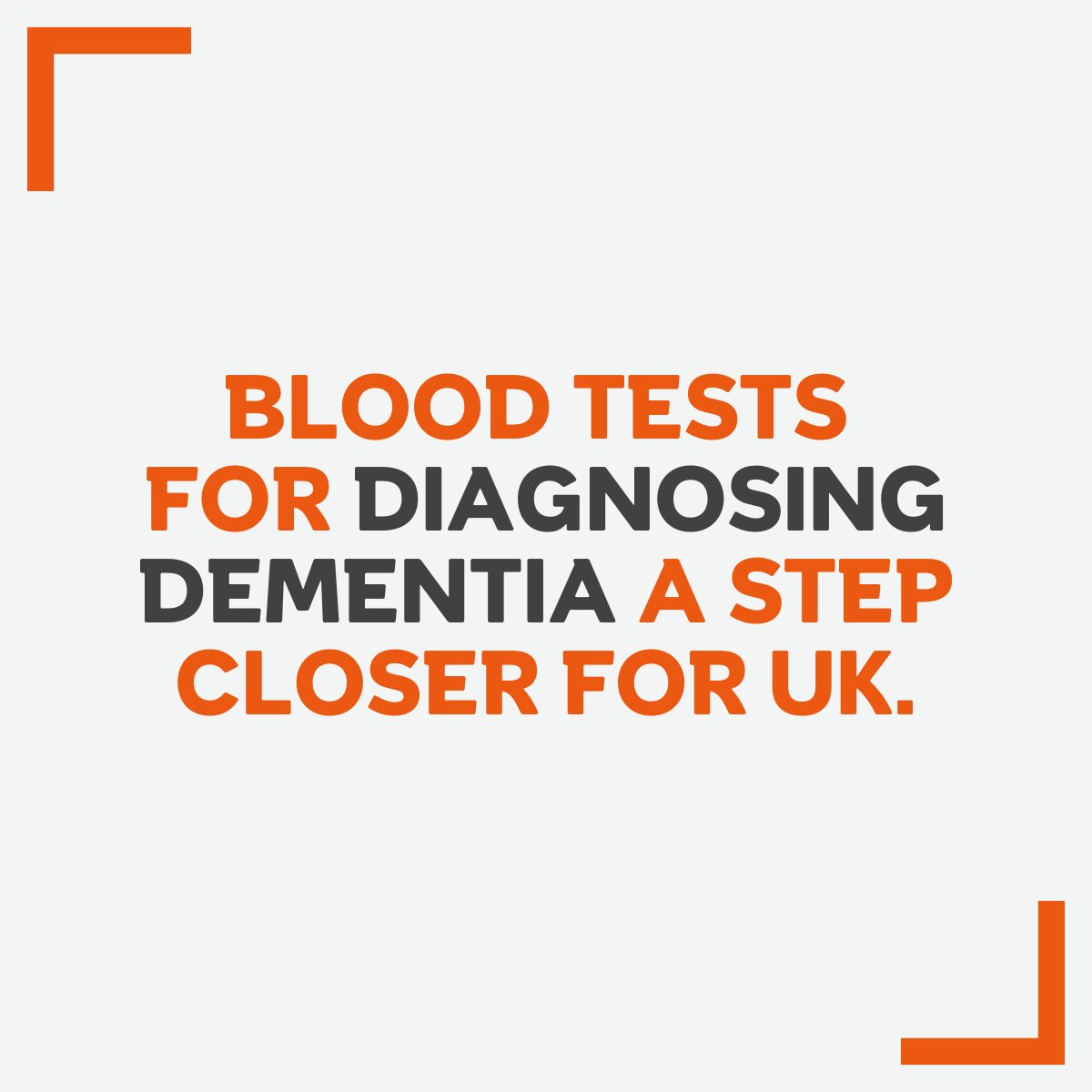 Two world-class research teams at <a href="/ucl/">UCL</a> &amp; <a href="/DementiasUK/">Dementias Platform UK</a> are set to bring diagnostic blood tests for dementia a step closer to the NHS.

This multi-million pound funding is given by Alzheimer’s Research UK, <a href="/alzheimerssoc/">Alzheimer's Society</a>, <a href="/NIHRresearch/">National Institute for Health and Care Research</a>, <a href="/PostcodeLottery/">Postcode Lottery</a> &amp; Gates Ventures.