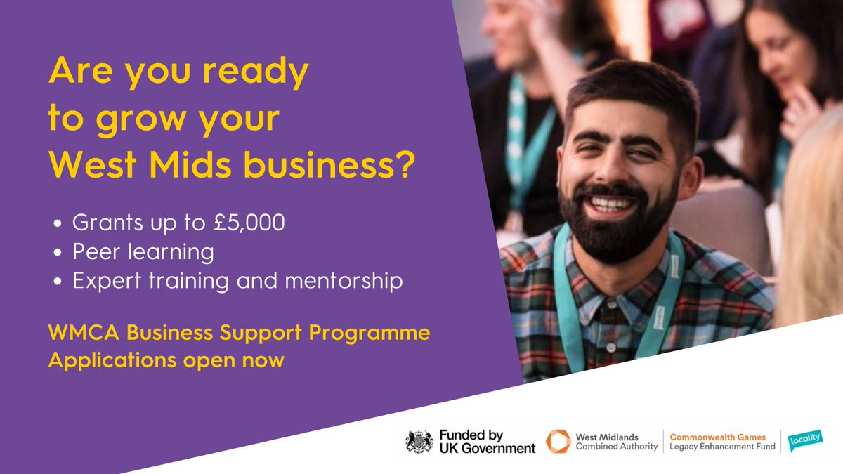 ❗️Last chance to apply - closes 7 April The #WestMidlands Social Economy Business Support Programme offers: Grants up to £5,000 Peer learning Expert training and mentorship Apply now: mycommunity.org.uk/social-economy…
