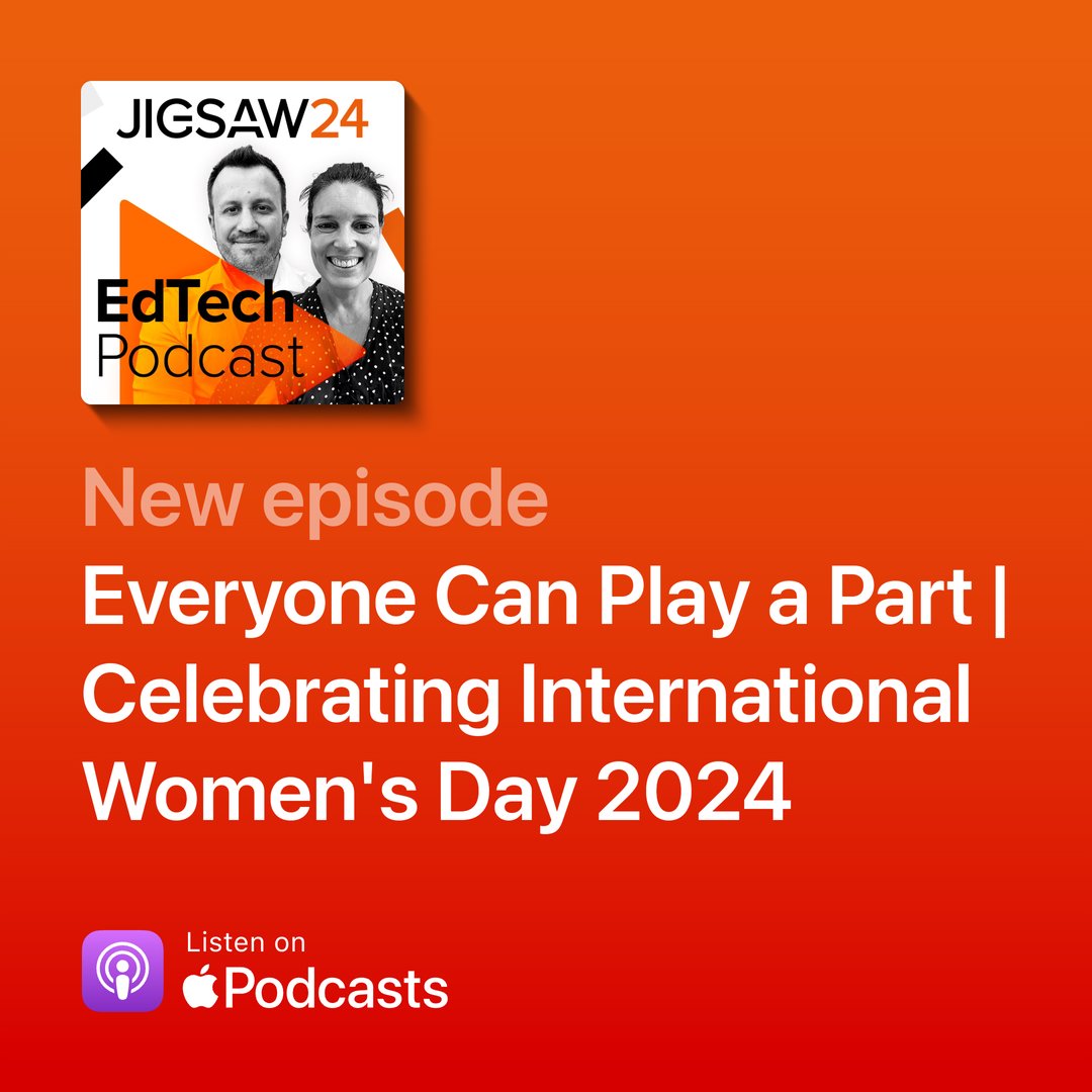 Check out our latest #EdTechPodcast episode!🎧 In celebration of #IWD, we brought students from schools across the UK onto our show as part of our 'Everyone can play a part' campaign, aimed at raising awareness of the role of women in tech. Tune in here: apple.co/3xpcuL5