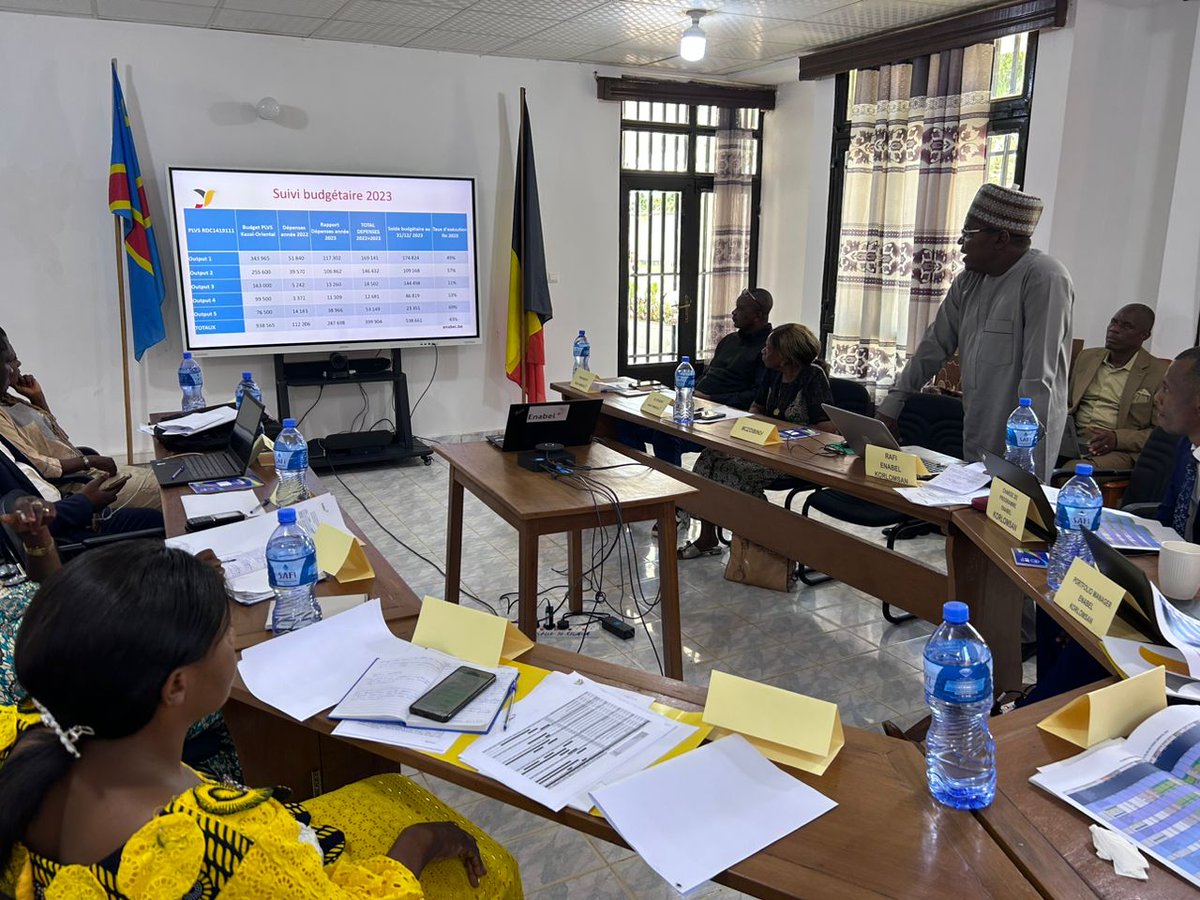 Enabel_en_RDC's tweet photo. La Commissaire générale Genre a présidé le comité de pilotage (COPIL) du Progr. de Lutte contre les violences sexuelles #PLVS au Kasaï Oriental. Il a été question de présenter et valider la Planification Opérationnelle et Financière pour 2024.
#ActforImpact https://t.co/h6EOFKI3qw