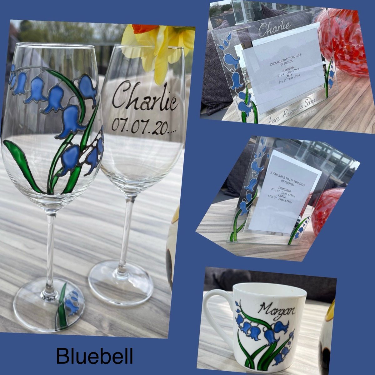 Hand Painted Bluebell Gift ideas
<a href="/dreamairshop/">DreamairLtd</a> 
#lovebluebells #perfectgift  #giftsforeveryone #haveagreatthursday