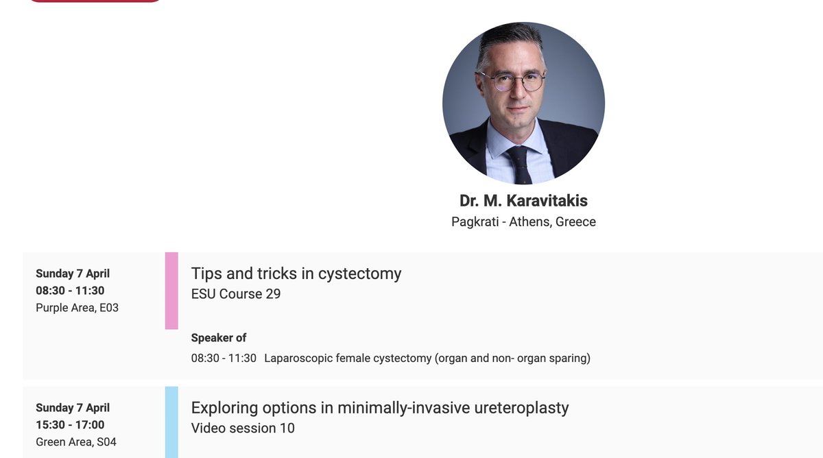 En route to the <a href="/Uroweb/">European Association of Urology (EAU)</a> #eau24 meeting in #Paris tomorrow! Excited to present our techniques in laparoscopic radical female cystectomy (ESU Course 29) &amp; laparoscopic appendiceal interposition for ureteral strictures  &amp; sharing insights from <a href="/EauPatient/">EAU Patient Information</a>  Day on April 6th.