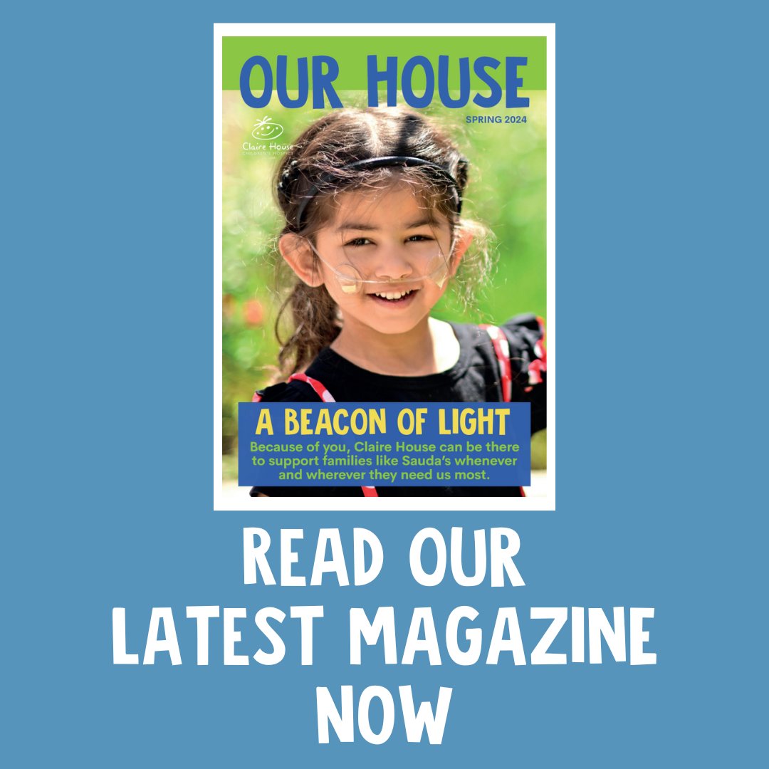 🌟 The latest Our House magazine is here 🌟 Read Our House today 👉 bit.ly/4cMcyVd Find out the difference the hospice and our teams have made to the families we support throughout the Wirral, Merseyside, Cheshire and North Wales.