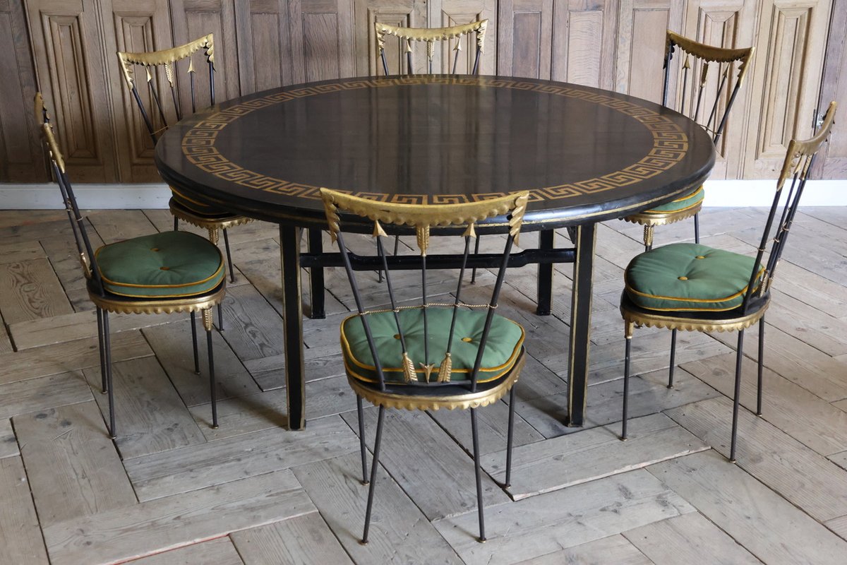 BrownriggUK's tweet image. Stylish Set of 1940s Italian Side Chairs by Tomaso Buzzi

rb.gy/0j90s7

#sidechair #antiquesidechair #antiquechair #setofchair #antique #furniture