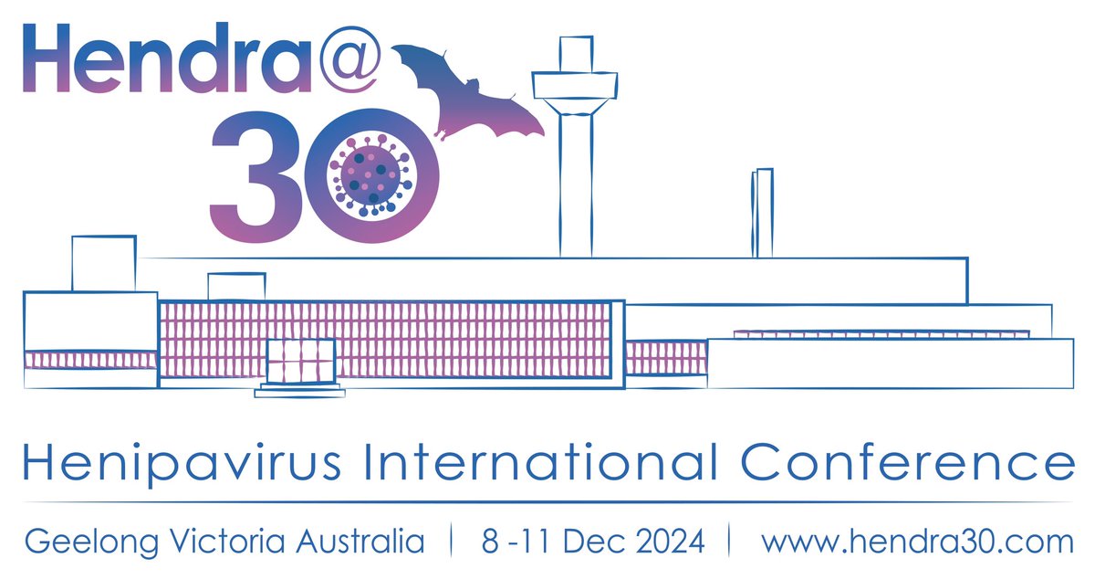 BarrJenn's tweet image. Some very exciting news!!! 
We are organizing a meeting to mark 30 years since Hendra virus first emerged.

Where: Geelong, Australia 
When: December 8-11th 2024

Save the date, start thinking about abstracts and there will be more details soon!

hendra30.com
