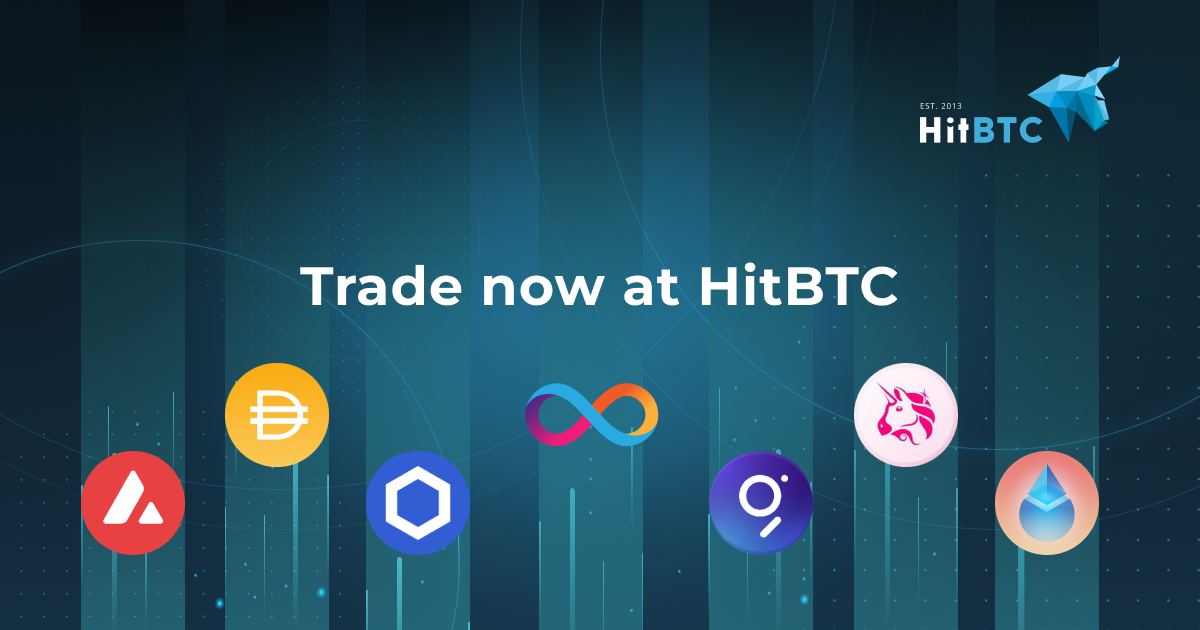 Trade TOP DeFi Tokens on HitBTC, including: $DAI - @MakerDAO $AVAX -@avax $UNI - @Uniswap $LINK - @chainlink $GRT - @graphprotocol $LDO - @lidofinance $ICP - @dfinity Trade with us now!