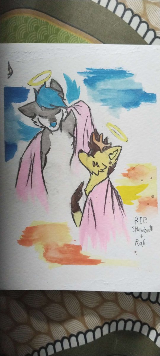 Fly high you amazing floofs (artwork by @IsaaSalva and RodneySketch)